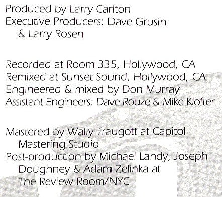 Larry Carlton : Kid Gloves (Album,Club Edition)