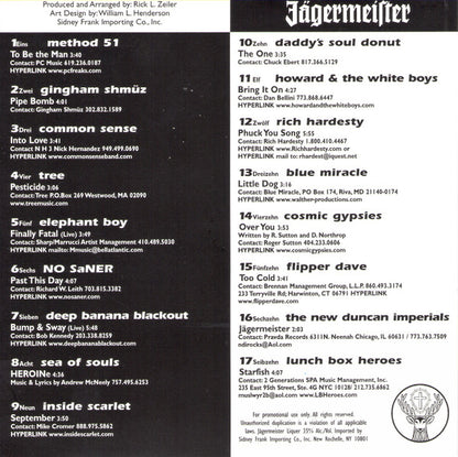 Various : Let It Pour Jagermeister (Compilation,Promo)