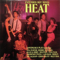 Various : Heat (Extended Hot Mixes) (LP,Compilation,Mixed,Stereo)