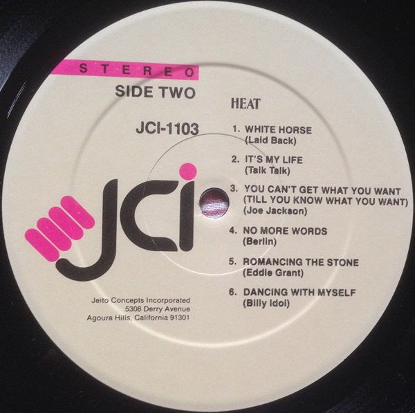 Various : Heat (Extended Hot Mixes) (LP,Compilation,Mixed,Stereo)