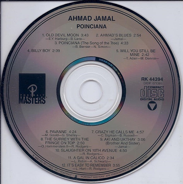 Ahmad Jamal : Poinciana (Album,Reissue,Stereo)