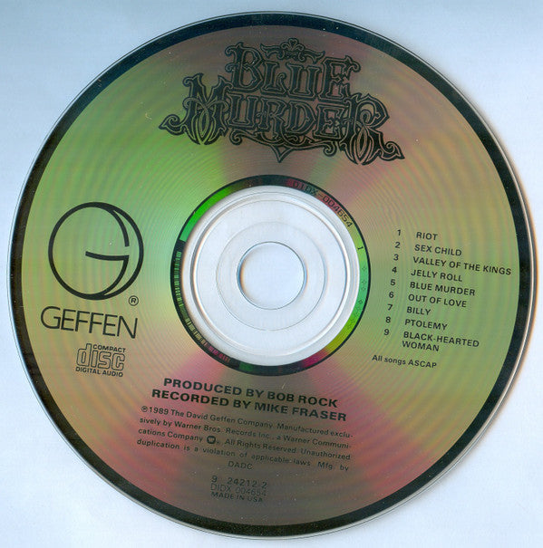 Blue Murder (2) : Blue Murder (Album)