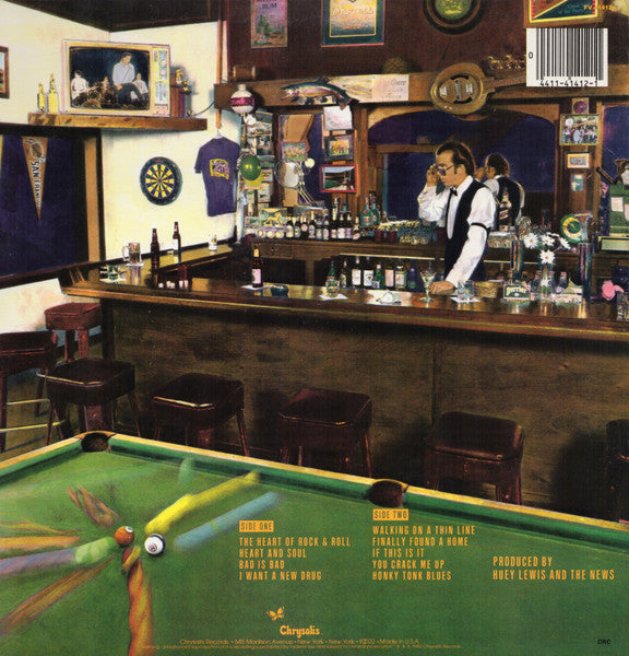 Huey Lewis & The News : Sports (LP,Album,Club Edition)