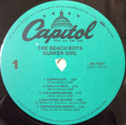 Beach Boys, The : Surfer Girl (LP,Album,Reissue)