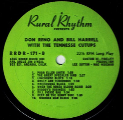 Don Reno & Bill Harrell With Tennessee Cut-Ups, The : Don Reno & Bill Harrell With The Tennessee Cutups (LP,Mono)