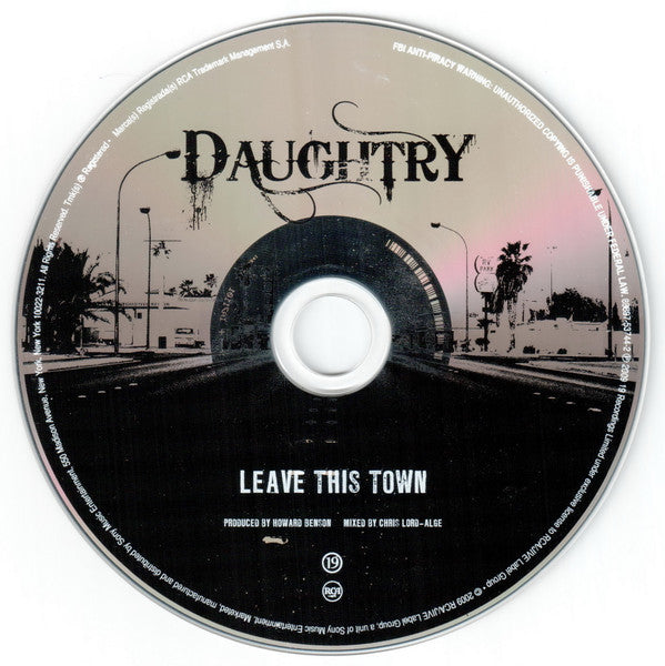 Daughtry : Leave This Town (Album,Stereo)