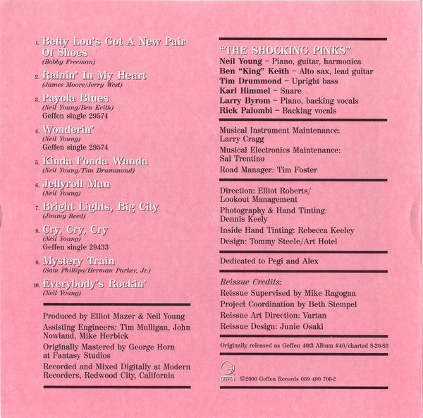 Neil Young & Shocking Pinks, The : Everybody's Rockin' (Album,Reissue)