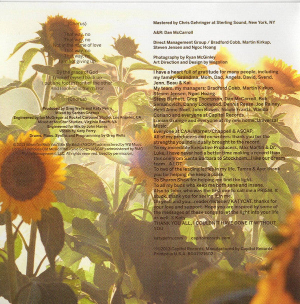 Katy Perry : Prism (Album)