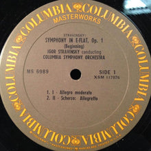 Igor Stravinsky, Columbia Symphony Orchestra : Symphony In E-Flat, Opus 1 (LP,Album,Reissue,Stereo)