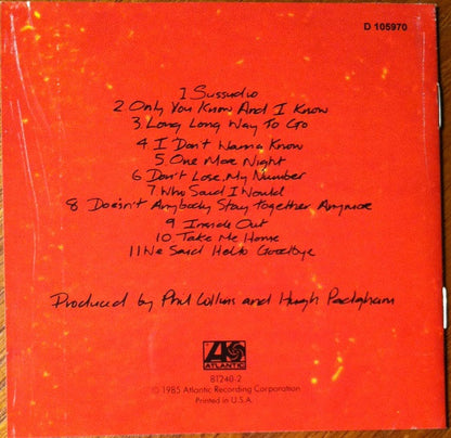 Phil Collins : No Jacket Required (Album,Club Edition,Reissue)