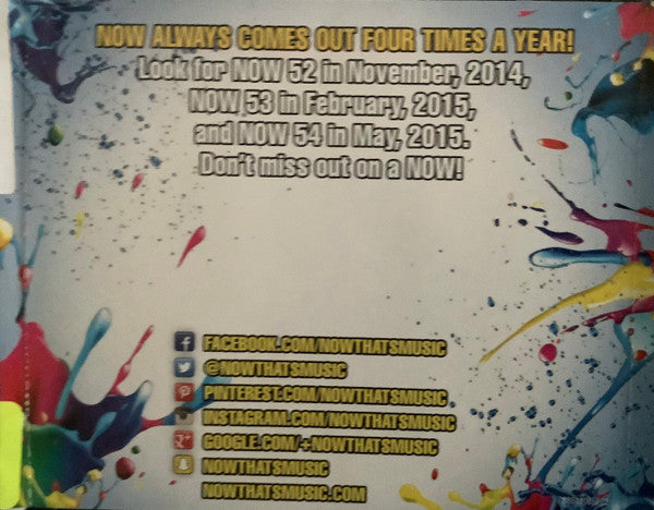 Various : Now That's What I Call Music! 51 (Compilation)