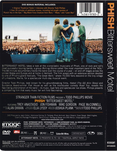 Phish : Bittersweet Motel (DVD-Video,NTSC)