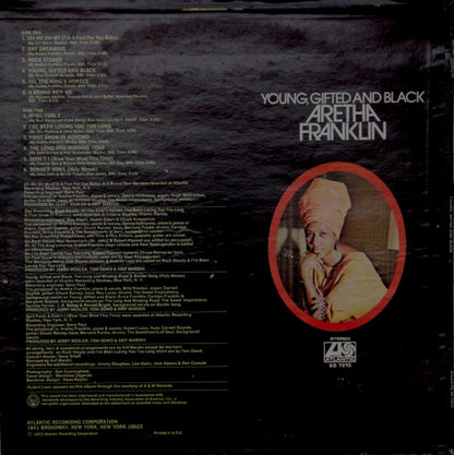 Aretha Franklin : Young, Gifted And Black (LP,Album)