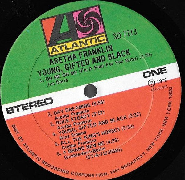 Aretha Franklin : Young, Gifted And Black (LP,Album)
