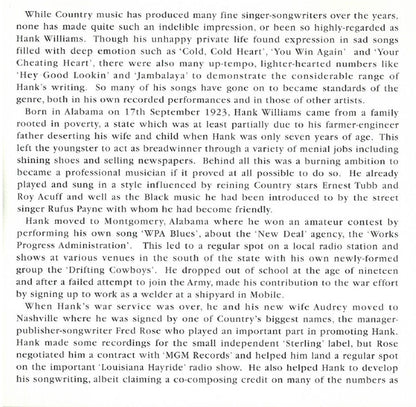 Hank Williams : You Win Again (Compilation)