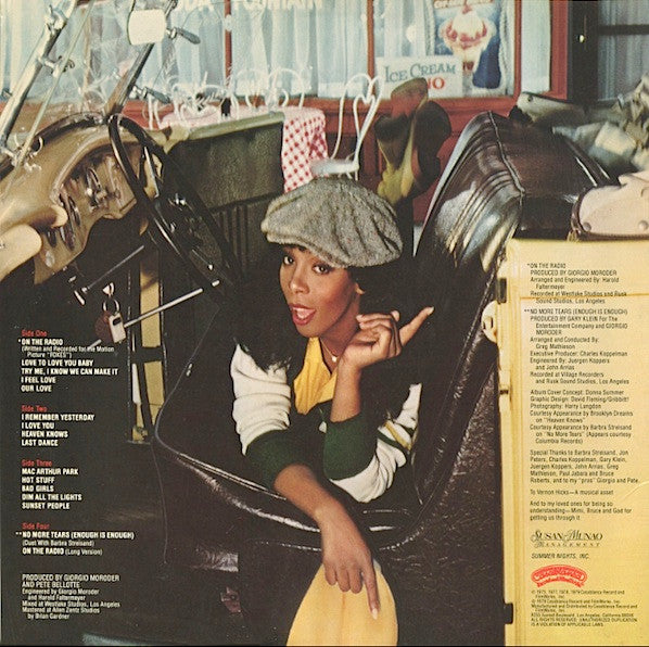 Donna Summer : On The Radio - Greatest Hits Volumes I & II (LP,Compilation,Partially Mixed,Stereo)