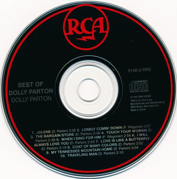 Dolly Parton : Best Of Dolly Parton (Compilation,Reissue)