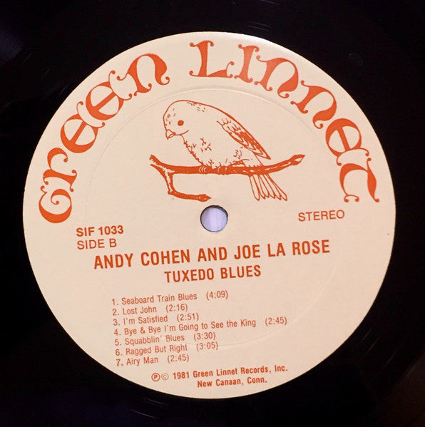 Andy Cohen (3), Joe LaRose : Tuxedo Blues (LP,Album)