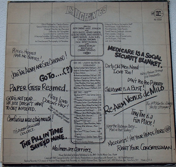 "Rowan & Martin's Laugh-In" Cast : Laugh-In '69 - Original Cast Album (LP,Album,Promo)