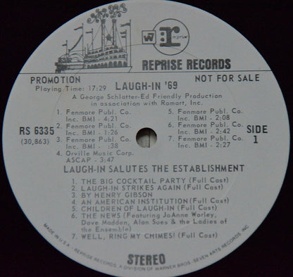 "Rowan & Martin's Laugh-In" Cast : Laugh-In '69 - Original Cast Album (LP,Album,Promo)