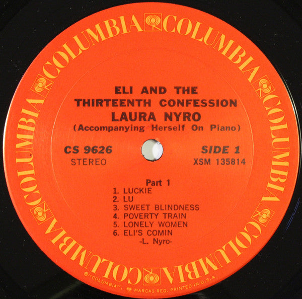 Laura Nyro : Eli And The Thirteenth Confession (LP,Album,Repress,Stereo)