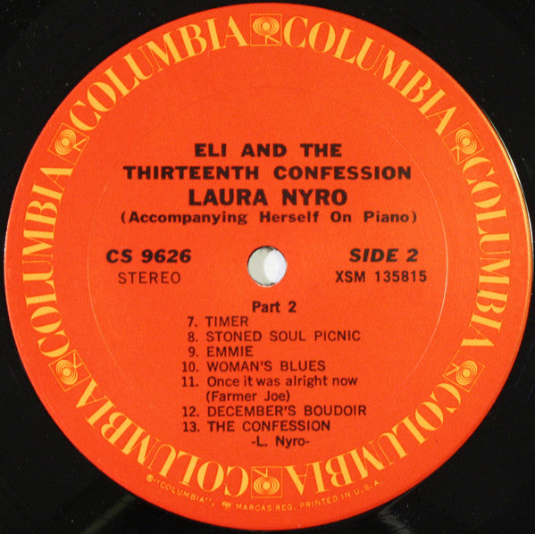 Laura Nyro : Eli And The Thirteenth Confession (LP,Album,Repress,Stereo)