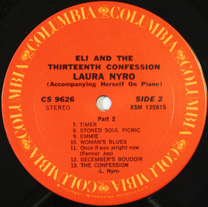 Laura Nyro : Eli And The Thirteenth Confession (LP,Album,Repress,Stereo)