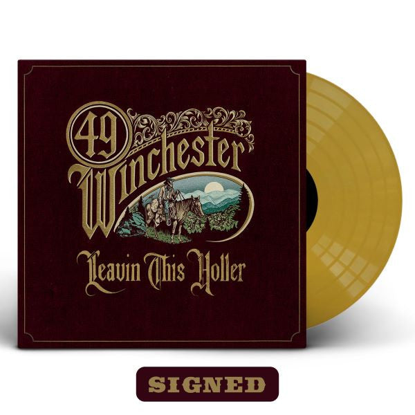 49 Winchester - Leavin' This Holler (Indie Exclusive, Metallic Gold LP Vinyl, Autographed) UPC: 607396582518