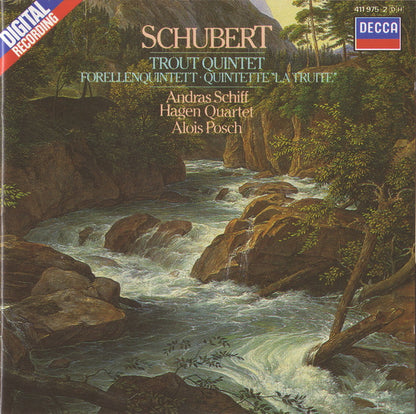 Franz Schubert — András Schiff, Hagen Quartett, Alois Posch : Trout Quintet (Album,Repress)