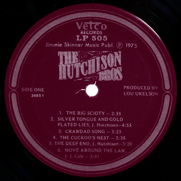 The Hutchison Brothers : The Hutchison Bros. (LP,Album,Stereo)