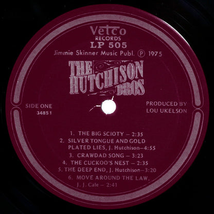 The Hutchison Brothers : The Hutchison Bros. (LP,Album,Stereo)