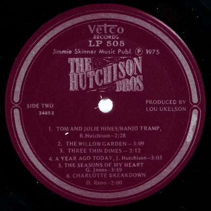The Hutchison Brothers : The Hutchison Bros. (LP,Album,Stereo)