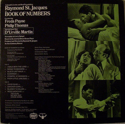 Sonny Terry & Brownie McGhee : Book Of Numbers Original Motion Picture Soundtrack Recording (LP,Album)