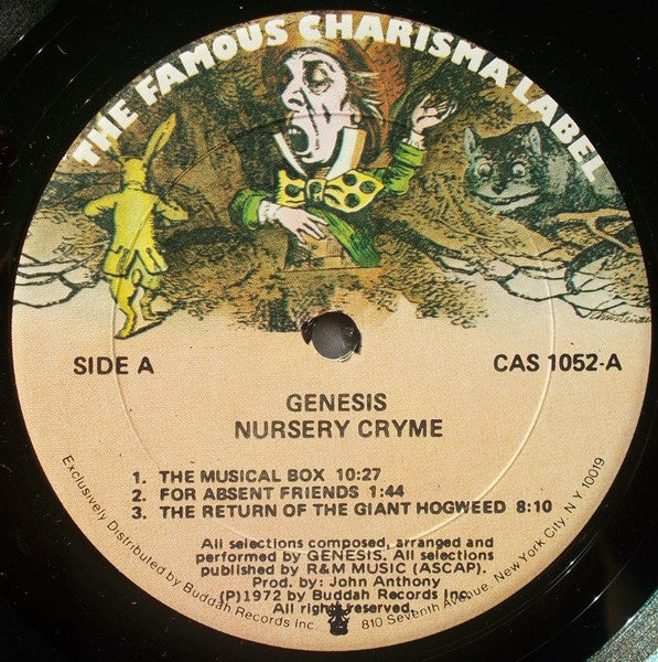 Genesis : Nursery Cryme (LP,Album,Reissue)