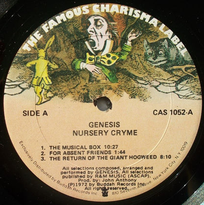 Genesis : Nursery Cryme (LP,Album,Reissue)