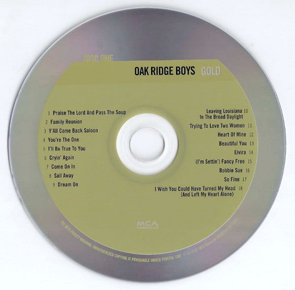 Oak Ridge Boys, The : Gold (Compilation,Remastered)