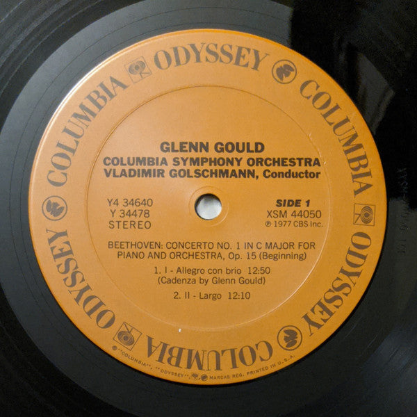 Glenn Gould, Leonard Bernstein, Vladimir Golschmann, Leopold Stokowski : The Five Beethoven Piano Concertos (LP,Compilation)