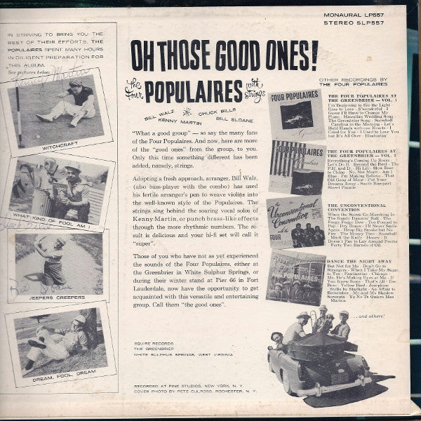 Four Populaires, The : Oh Those Good Ones! (LP,Album,Mono)