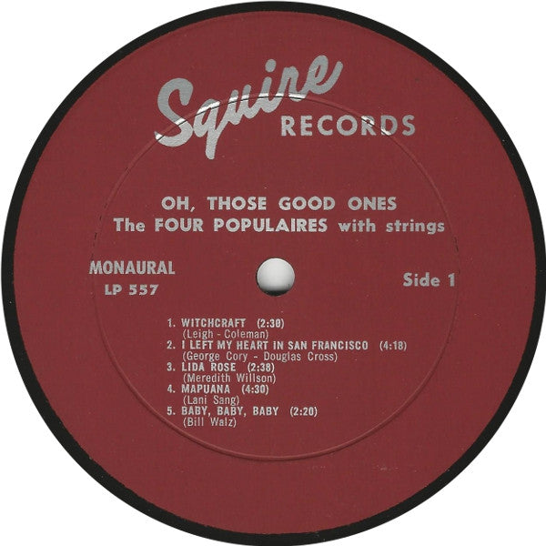 Four Populaires, The : Oh Those Good Ones! (LP,Album,Mono)