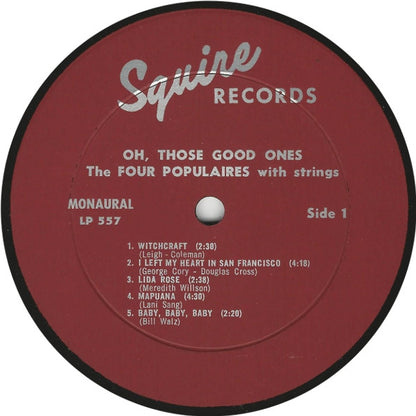 Four Populaires, The : Oh Those Good Ones! (LP,Album,Mono)