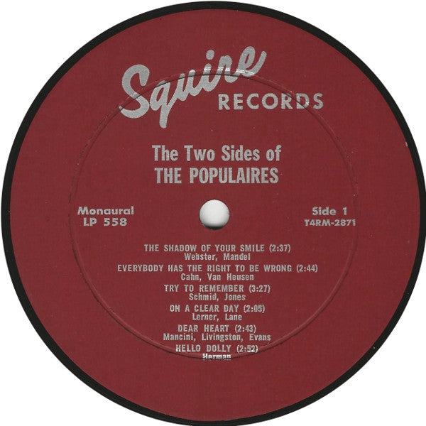 Four Populaires, The : The Two Sides Of The Populaires (LP,Album,Mono)