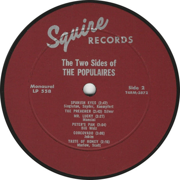 Four Populaires, The : The Two Sides Of The Populaires (LP,Album,Mono)