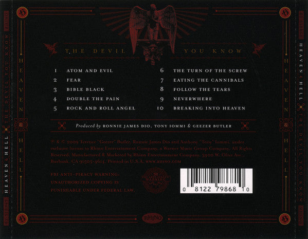 Heaven & Hell (2) : The Devil You Know (Album)