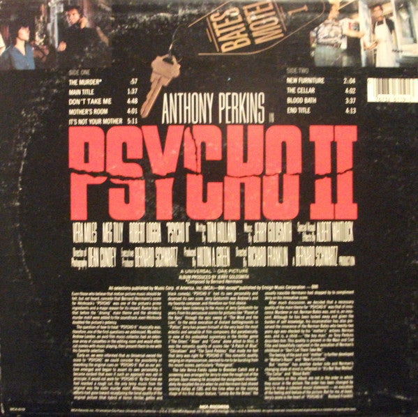 Jerry Goldsmith : Psycho II (Music From The Original Motion Picture Soundtrack) (LP,Album)
