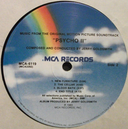 Jerry Goldsmith : Psycho II (Music From The Original Motion Picture Soundtrack) (LP,Album)