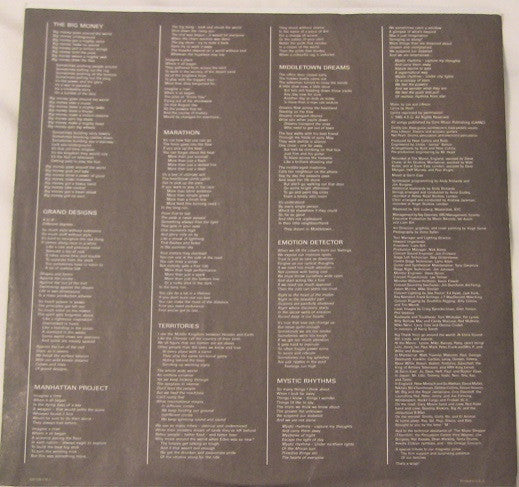 Rush : Power Windows (LP,Album,Club Edition)