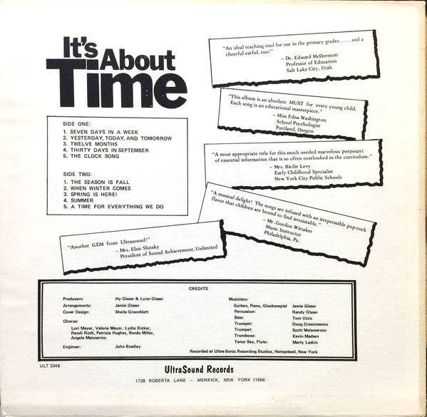 Steve Clayton & Gail Contini : It's About Time (LP,Album)