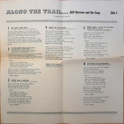 Cliff Barrows & The Gang : Along The Trail (LP,Stereo)