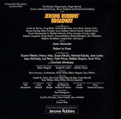 "Jerome Robbins' Broadway" Original Broadway Cast : Jerome Robbins' Broadway (Album)