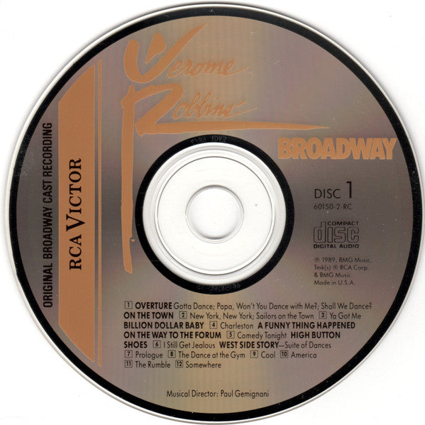 "Jerome Robbins' Broadway" Original Broadway Cast : Jerome Robbins' Broadway (Album)